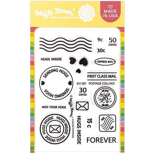 Postage Collage Stamp Set