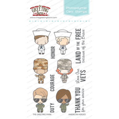 GRADUATION-The Greeting Farm Clear Stamp-Stamping Craft-Min Anya/Ian/Bean 
