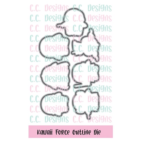 Kawaii Force Outline Die